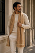 The Architect | Embroidered Fine Wool Silk Stole