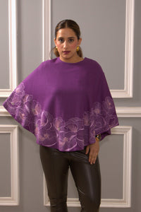 Mauli Poppy Affair| Embroidered Poncho
