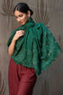 A Rose Dream | Embroidered Wool Silk Stole