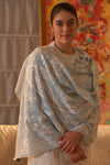 Mystic Valley LT | Embroidered Pure Cashmere Stole
