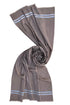 The Prudent | Embroidered Fine Wool Silk Stole