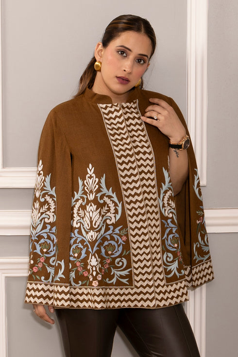 Royal Chevron Cape