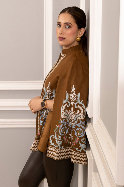 Royal Chevron Cape