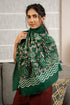 Secret Orchid Garden | Embroidered Wool Silk Stole
