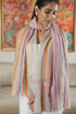 Bow Love | Embroidered Wool Silk Stole