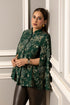 Peony Embroidered Cape