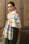 Mauli Elara | Embroidered Wool Silk Stole