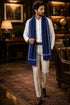 The Capitalist | Embroidered Fine Wool Silk Stole