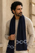 The Statesman | Embroidered Fine Wool Silk Stole