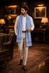 The Prudent | Embroidered Fine Wool Silk Stole