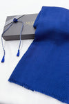 Herringbone Cashmere Muffler with Handmade Rakhi