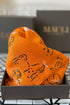 Club Canine | Pure Silk Pocket Square with a Handmade Rakhi