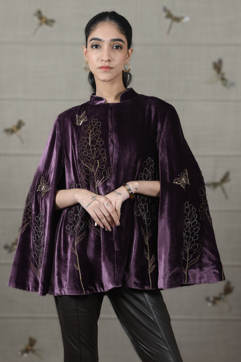 Mauli Velvet Lupine Flower Cape