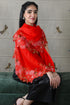 Spring Bloom | Embroidered Wool Silk Stole