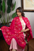 Floral Bliss | Embroidered Fine Wool Silk Stole