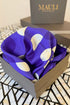 Retro Orbit | Pure Silk Pocket Square with a Handmade Rakhi