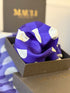 Retro Orbit | Pure Silk Pocket Square with a Handmade Rakhi