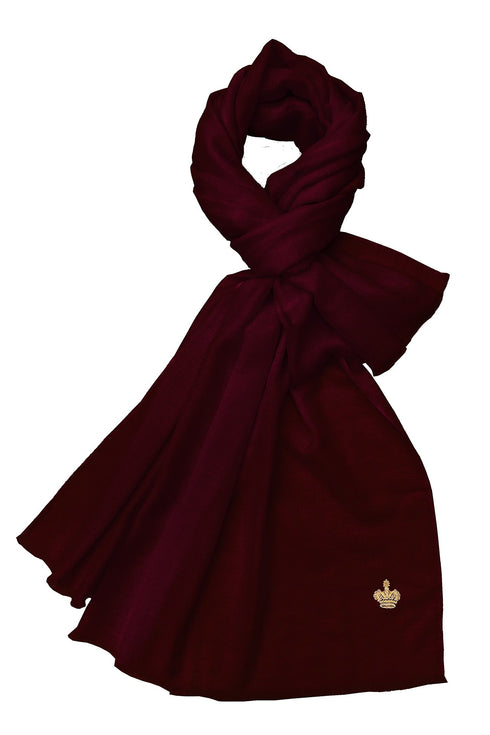 The Crown Diamond Weave Pure Cashmere Shawl