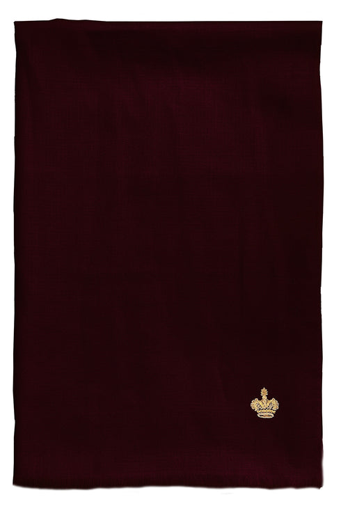 The Crown Diamond Weave Pure Cashmere Shawl
