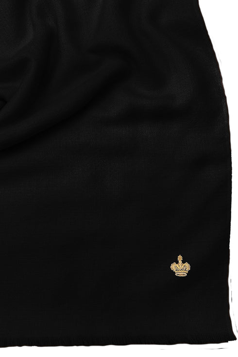 The Crown Diamond Weave Pure Cashmere Shawl