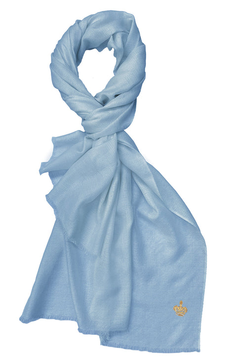 The Crown Diamond Weave Pure Cashmere Shawl