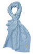 The Crown Diamond Weave Wool Silk Personalized Stole