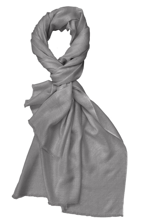 Diamond Weave Wool Silk Personalized Stole