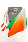Tiranga Bloom | Pure Silk Pocket Square with a Handmade Rakhi