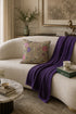 The Comfort Layer | Embroidered Cotton Knit Throw